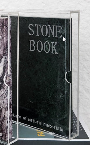 Stone Book Bookends