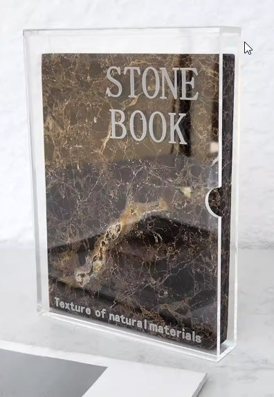 Stone Book Bookends