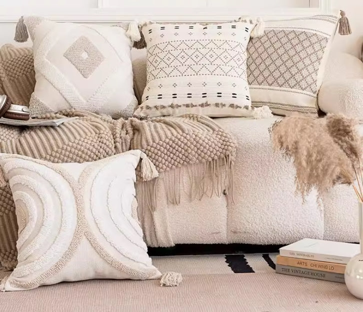 Tufted Berber Texture Pillows