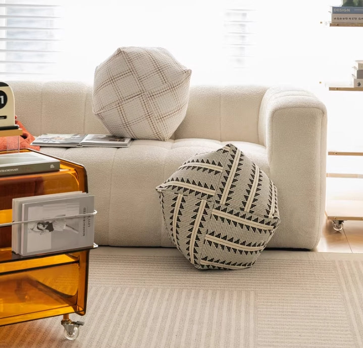 Nomad Geometric Pouf