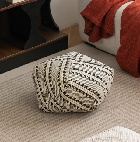 Nomad Geometric Pouf