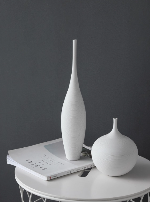 Strata Black Bottle Vase