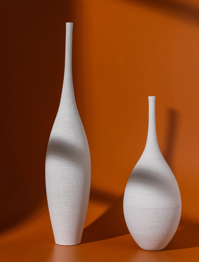 Strata Black Bottle Vase