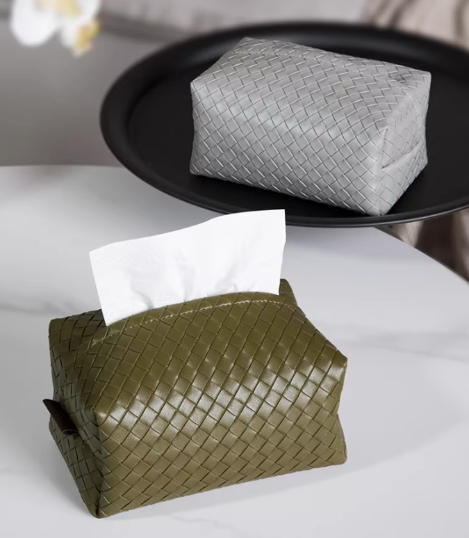 Weave Tissue Box Cover
