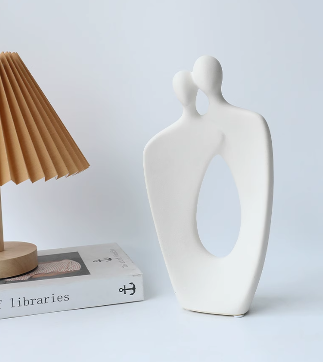 "Unio" Abstract Embrace Sculpture Set