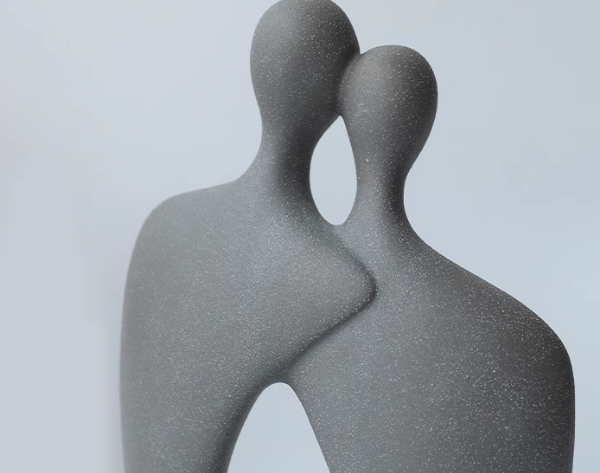 "Unio" Abstract Embrace Sculpture Set