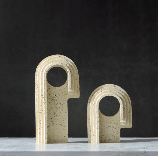Archival Keystone Sculpture (Set of 2)