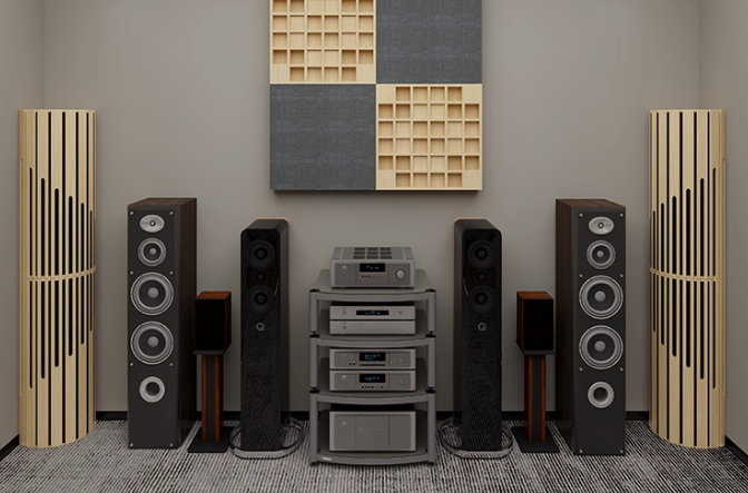 Aurum Slatted Bass Trap