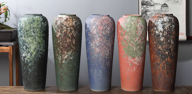 Volcanic Raku Stelae