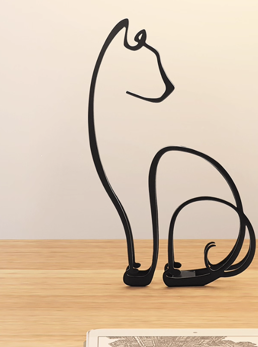 Feline Silhouette Minimal