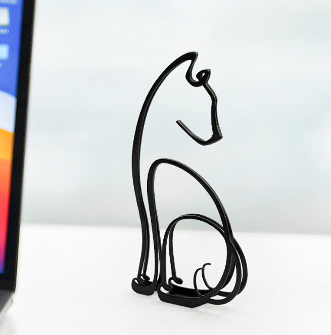 Feline Silhouette Minimal