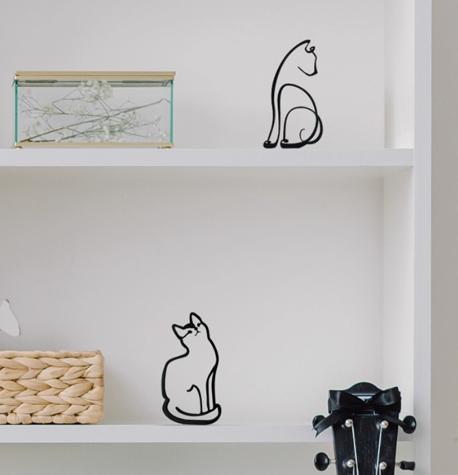 Feline Silhouette Minimal