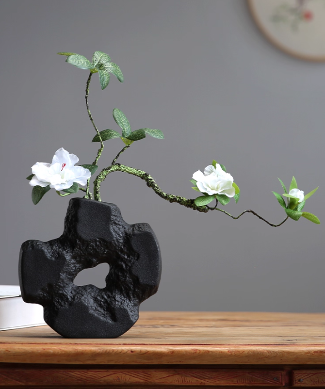 Cavernous Chalk Vessel