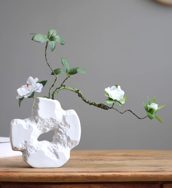 Cavernous Chalk Vessel