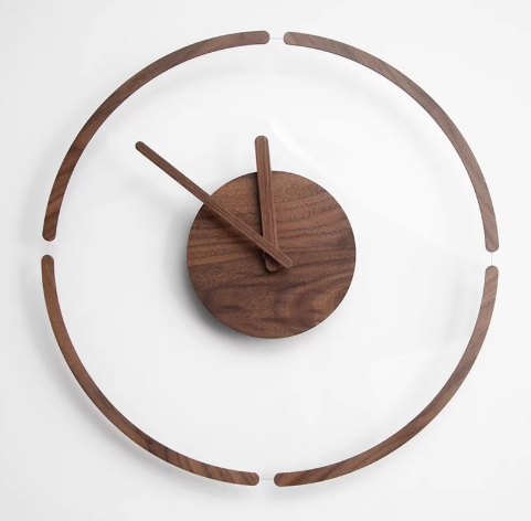 Timber Orbit Clock