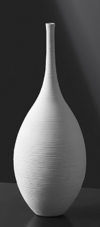 Strata Black Bottle Vase