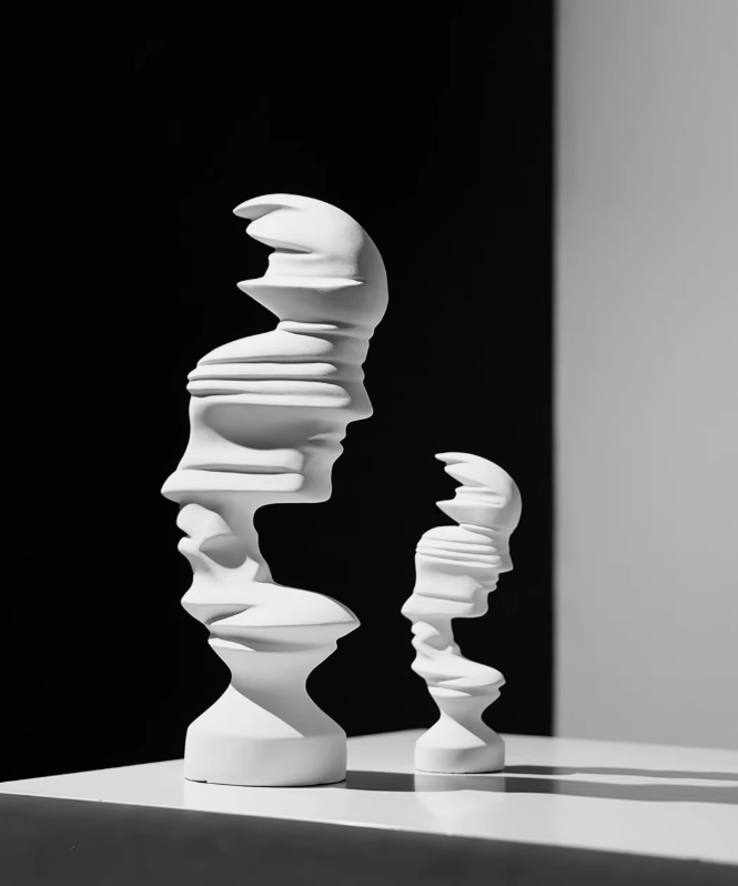 Glitch Profile Sculpture