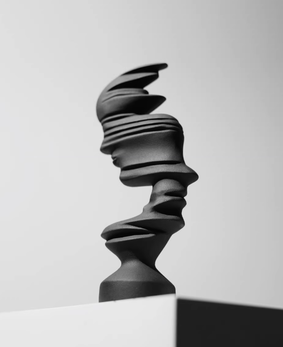 Glitch Profile Sculpture