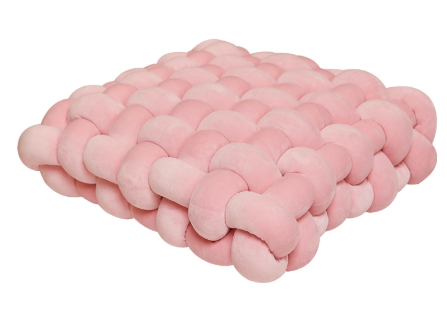 Braided Cloud Pouf Cushion