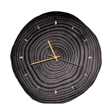 Arbor Vitae Wood Slice Clock