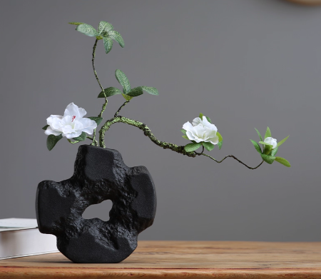 Cavernous Chalk Vessel