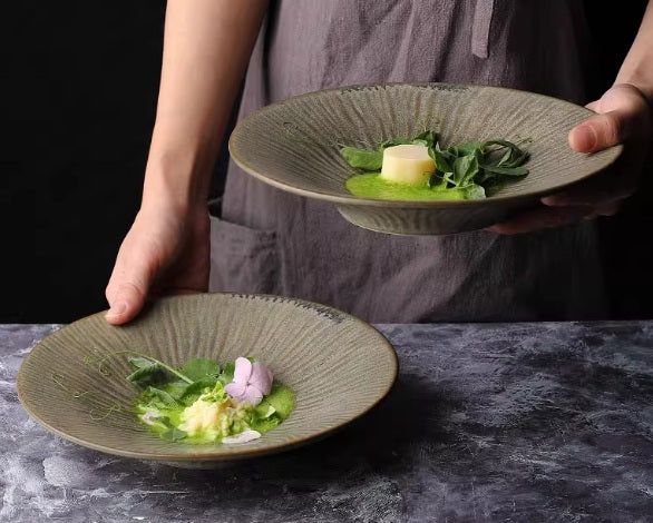 Riven Earth Serving Bowl